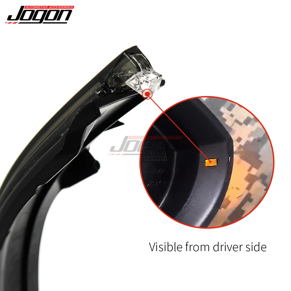 Светодиодный динамический поворота Габаритные Зеркало заднего вида