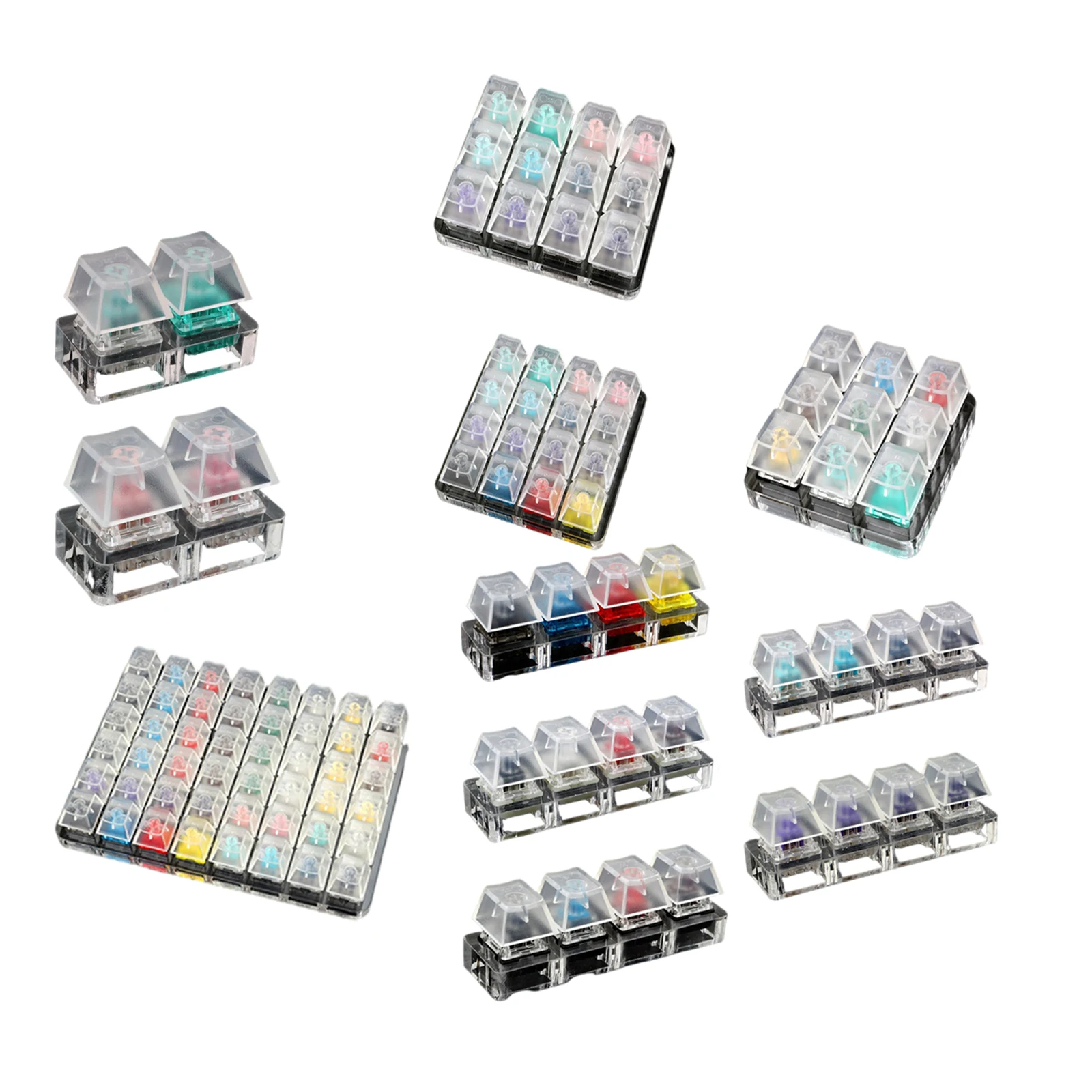 

Switch with Transparant Keycaps for Mechanical Keyboards Desktop Decoration