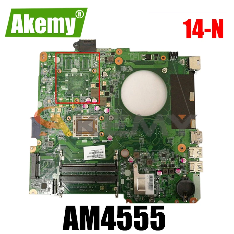 

736822-501 736822-601 для струйного принтера HP Pavilion 14-N AM4555 Материнская плата ноутбука DA0U92MB6D0 DDR3 материнская плата для ноутбука