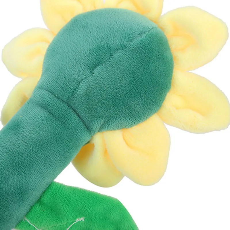 

Pet Squeak Chewing Toy Dog Plush Sun Flower Pattern Nibbling Molar Vocal Toys Funny Cat Training Toys Puppy Pet Supplies