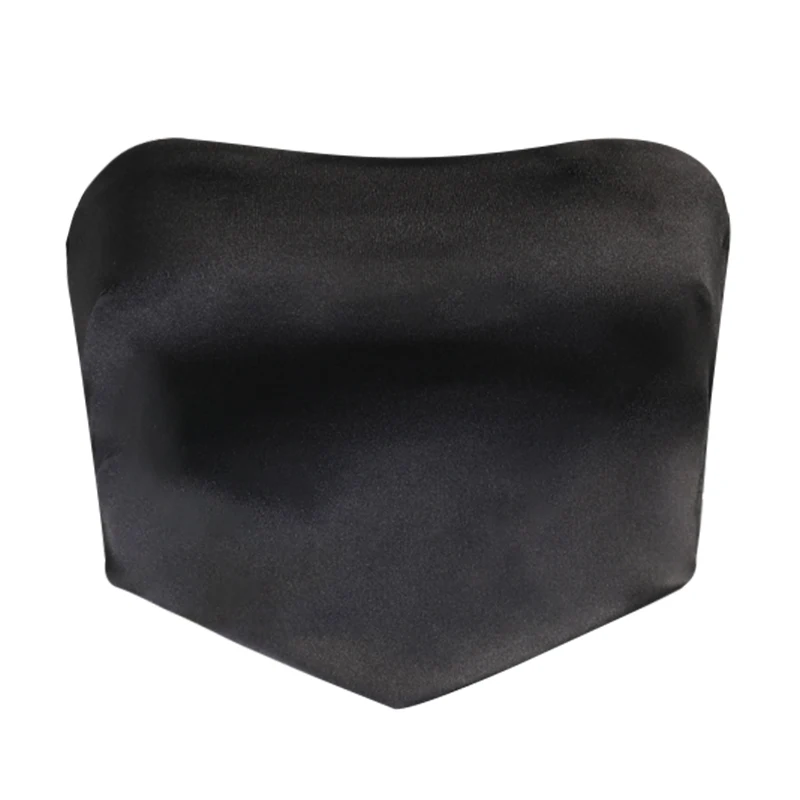 

InstaHot Sexy Backless Cropped Top Asymmetric Corset Summer 2021 Women TanK Top Strapless Casual Party Club St reetwear Tops