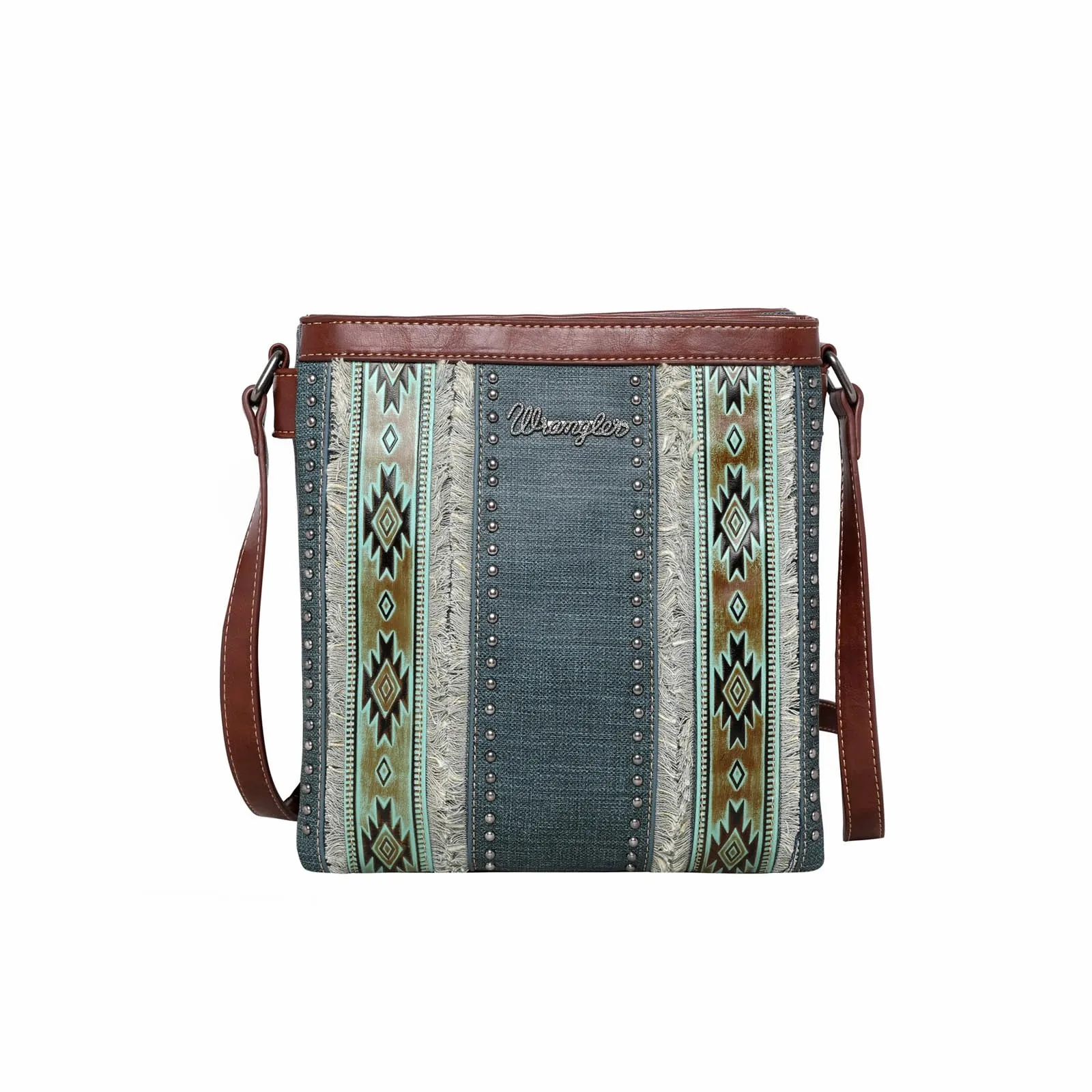 

Сумка кросс-боди Wrangler Aztec для скрытого ношения (Wrangler от Монтаны Уэста), джинсовая сумка с принтом