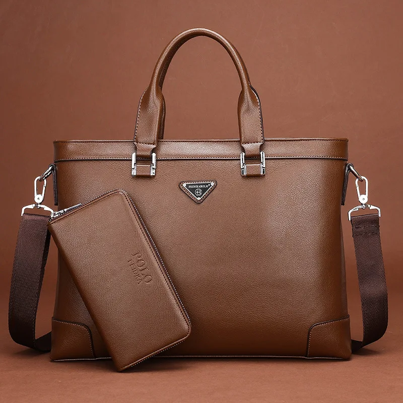 

Paul Men's Bag New Style Men's Single-Shoulder Bag Leather Men's Verticle Backpack Business Messenger One Product Dropshipping