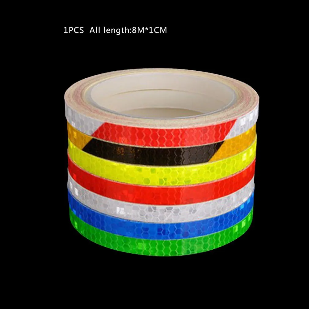 

Reflective Tape Fluorescent MTB Bike Bicycle Cycling MTB Reflective Stickers Adhesive Tape Bike Stickers Bicycle Accessories