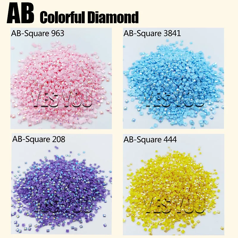 

AB сверла 5D DIY алмазная живопись квадратные круглые AB Алмазная вышивка Стразы красочная мозаика