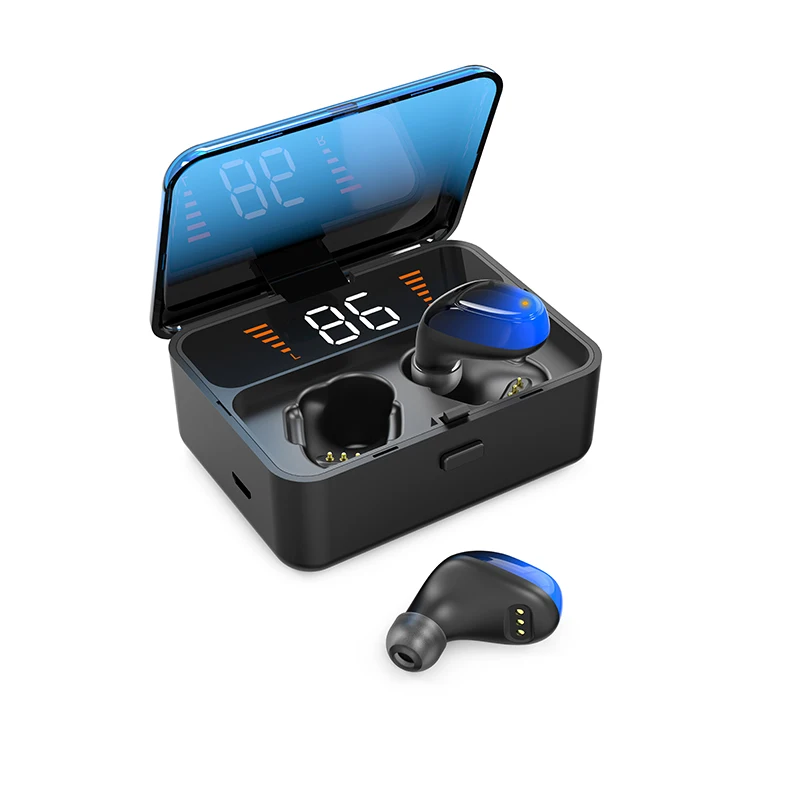 ES01 True Беспроводной наушники с зарядный чехол Bluetooth спроектированы для самого