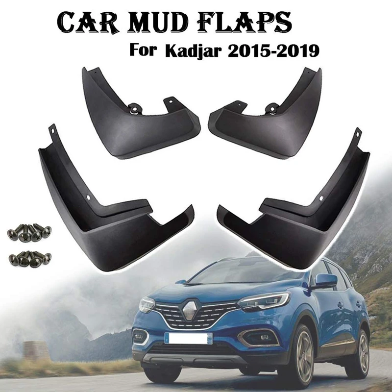 Модернизированные Брызговики для Renault Kadjar 2015-2019 крыло полная защита 4 шт |