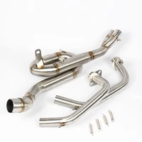 escape motorcycle exhaust front link pipe head connect tube stainless steel exhaust system for yamaha r25 r3 all years