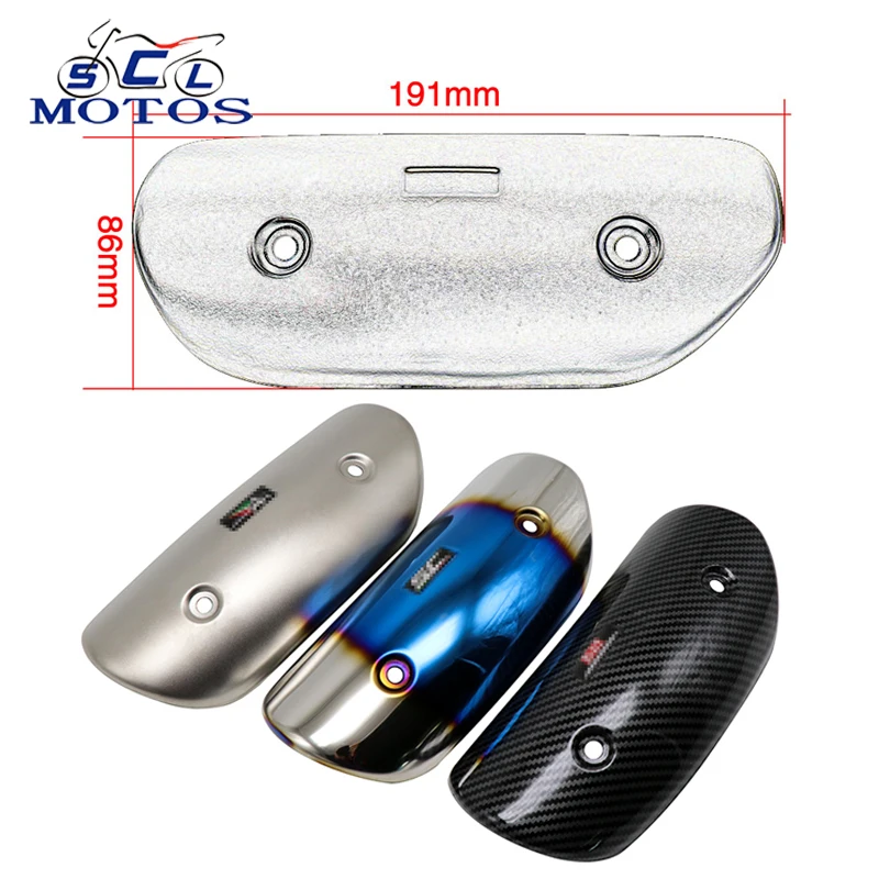 Sclmoto защита для выхлопной трубы мотоцикла Mid Link тепловая крышка с наклейкой Honda DIO