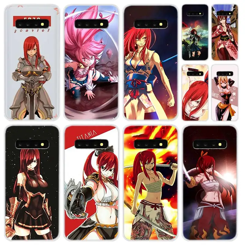 Мягкий силиконовый чехол для Samsung Galaxy S21 S20 Uitra S10 S9 S8 Plus Lite Ultra S20fe S10e S7Edge аниме Эльза