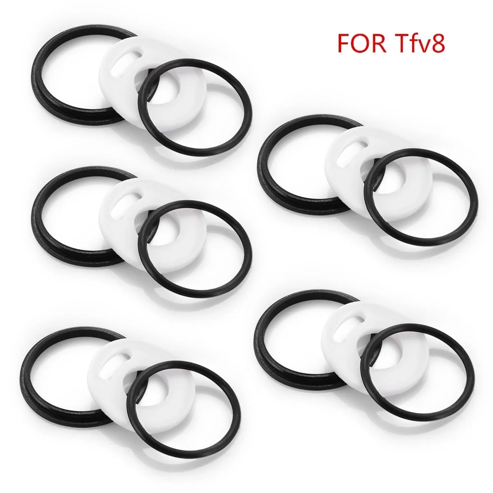 

YUHETEC Silicone Ring for smok TFV8 E Cigarette Accessory 5 x Silicone Ring Kit 5 sets inside