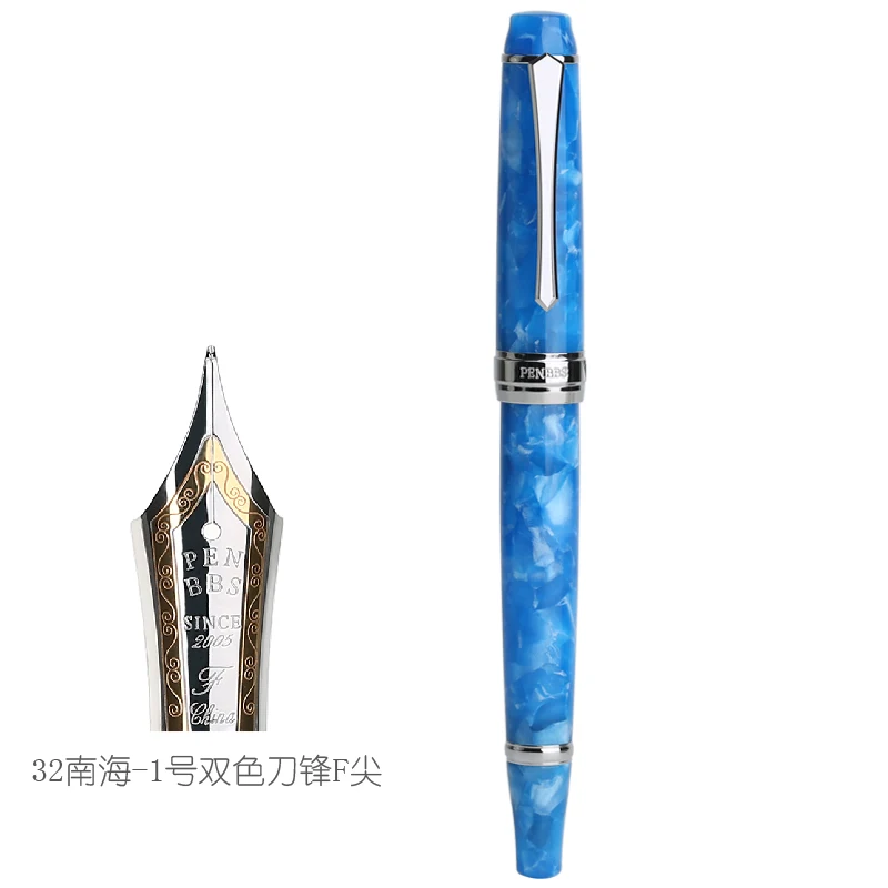 Penbbs 456 полимерная прозрачная качественная авторучка с отрицательным давлением, тонкая ручка 0,5 мм, вакуумное наполнение, подарок для студентов