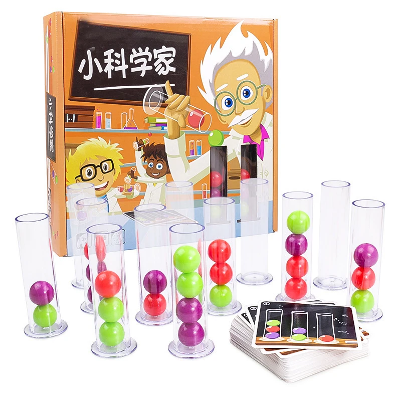 Маленькая Учёная лабораторная тематическая игра логическое мышление настольная