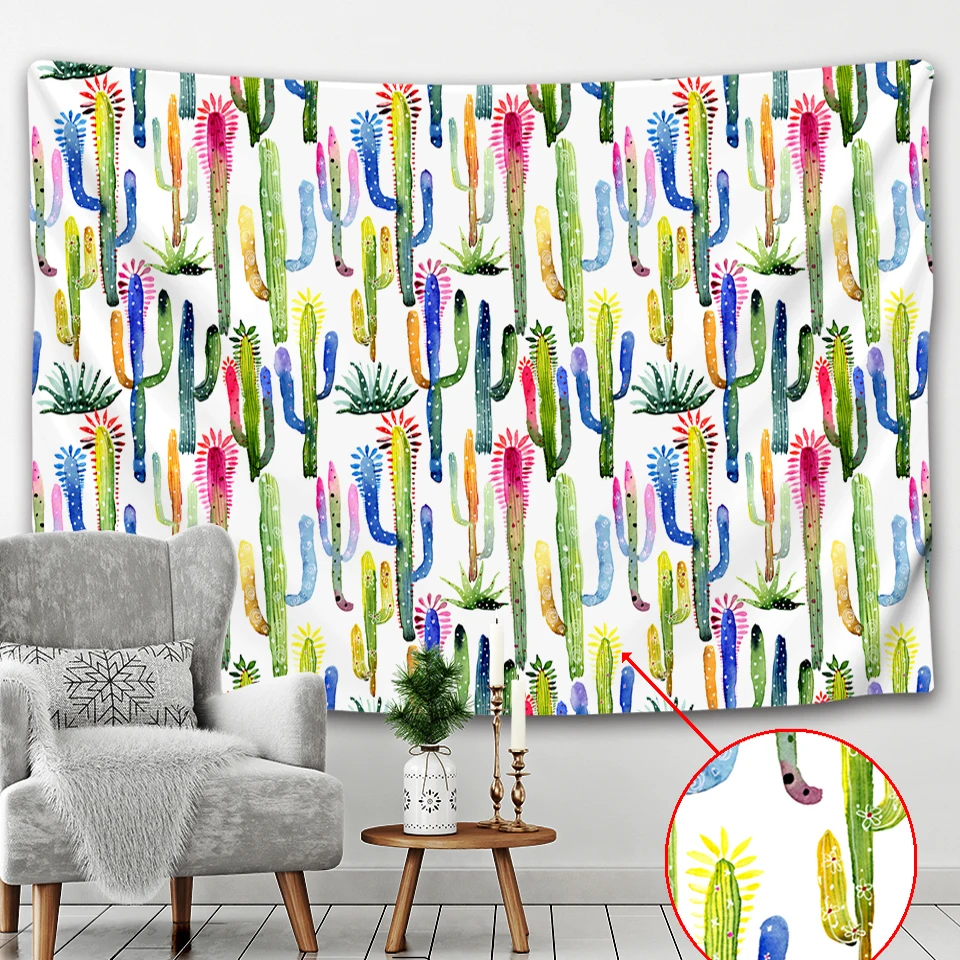 Цветок Рождество кактус пустыня герой цветок гобелен ковер настенная ткань