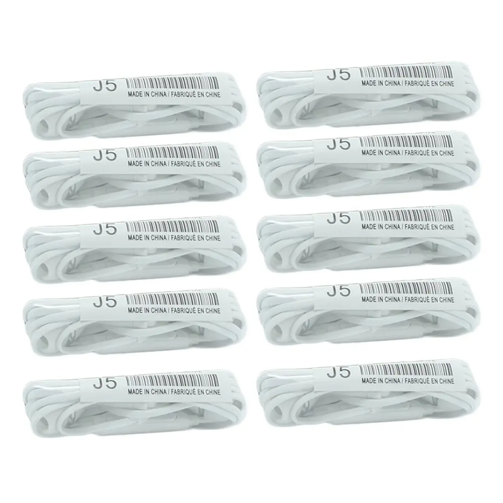 10 шт. наушники-вкладыши с Аудиоразъемом 3 5 мм встроенный микрофон функцией