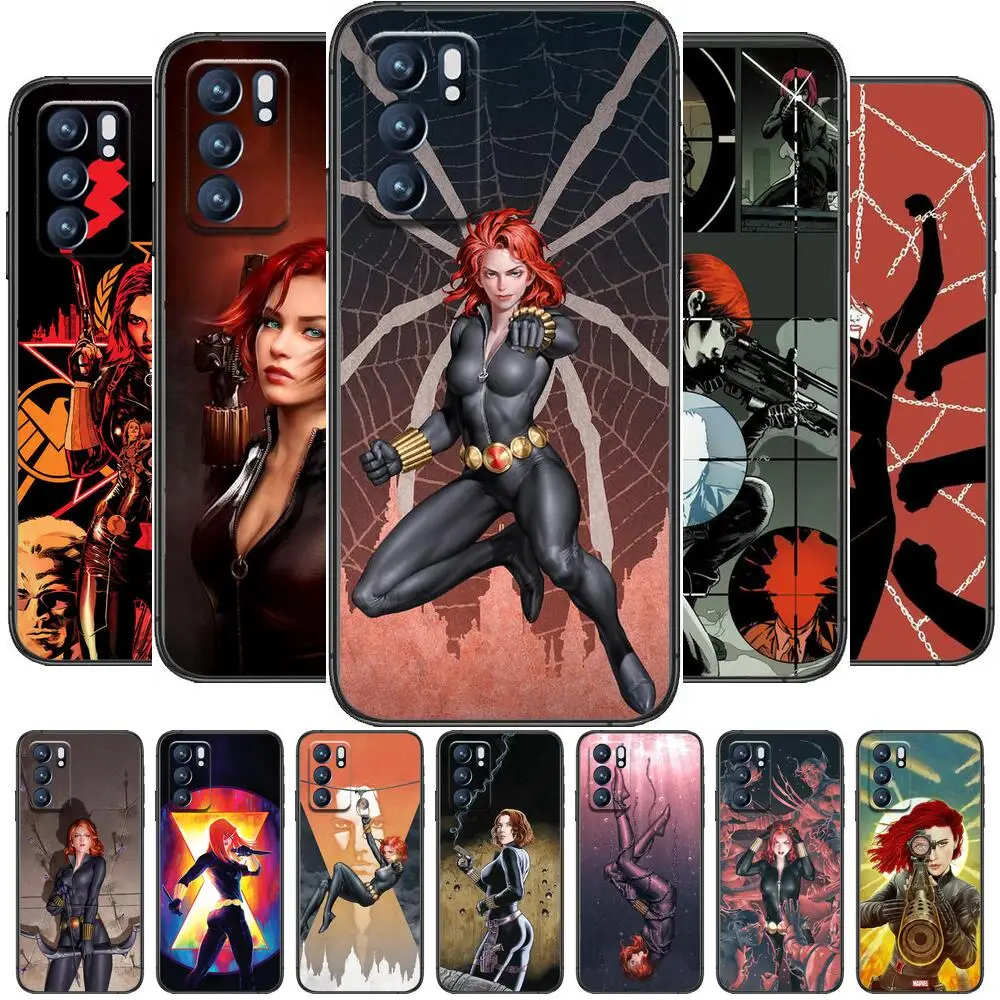 

Marvel Avengers Black WidowFor Realme C3 Case Soft Silicon Back cover OPPO Realme C3 RMX2020 Coque Capa Funda find x3 pro C21 8