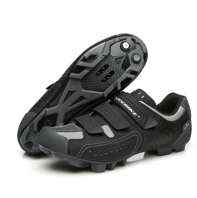 black 2019sidebike велосипедная обувь mtb для мужчин и женщин, обувь для гоночного велосипеда MTB, кроссовки для горного велосипеда, профессиональные самозакрывающиеся дышащие - Цвет: black