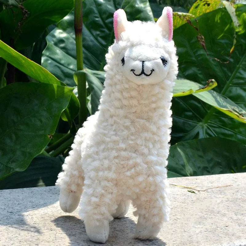 

23cm Lovely Alpaca Llama Plush Toy For Children Animal Stuffed Dolls Soft Plush Alpacasso Doll For Baby Kids Birthday Party Gift
