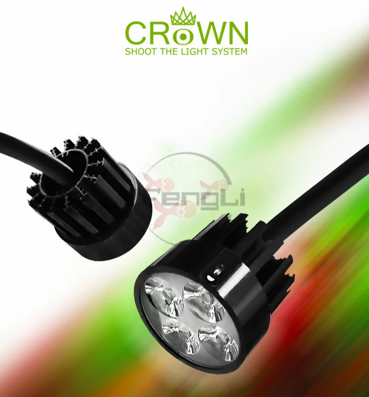 Светодиодный точечный светильник мини садок для рыбы из страз особой формы три