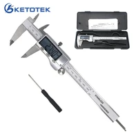 digital vernier caliper 6 inch 150mm stainless steel electronic caliper micrometer depth measuring tools