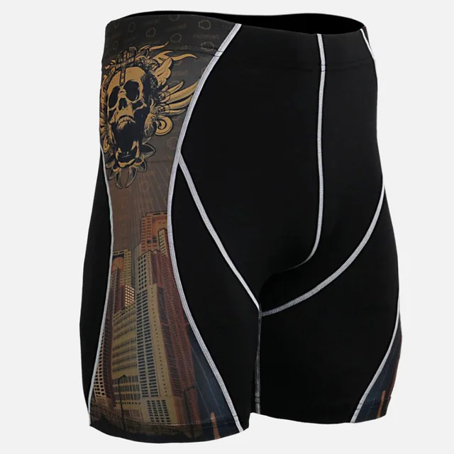 KD52 Camoflage шорты для бега мужские тренажерные залы быстросохнущие укороченные компрессионные штаны мужские шорты для фитнеса летние спортивные штаны мужские шорты - Цвет: KD52