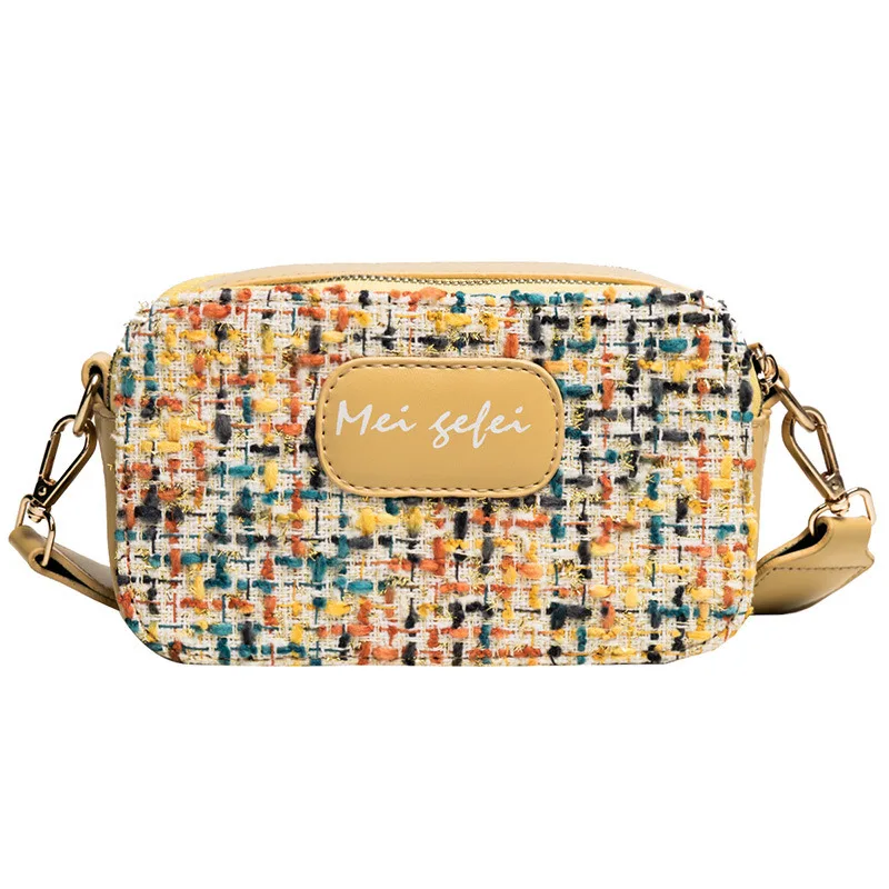 2019 new women's bag tide Korean version of the wild woolen fashion personality famous brand Messenger | Багаж и сумки