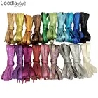 Шнурки для обуви с металлическими блестками, шнурки с блестками для кроссовок, спортивной походной обуви, горячая Распродажа