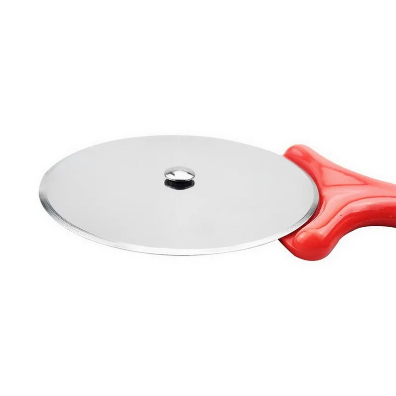 Пицца ролик режущая головка Нержавеющая сталь пиццы вафельный роликовый нож с Non