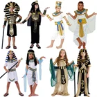 Umorden костюмы на Хэллоуин для мальчиков и девочек древний египетский фараон Клеопатра принц Костюм принцессы для детей косплей