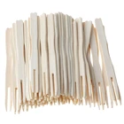 100 шт бамбуковые одноразовые деревянные фруктовые вилки Палочки десертных вилок посуда вечерние Декор T84F