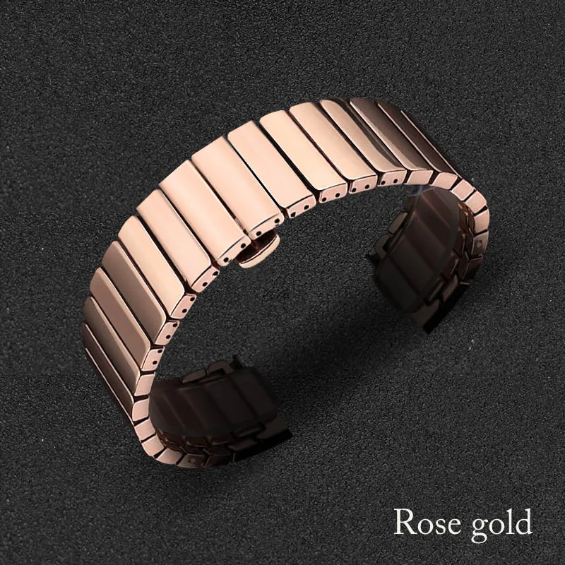Rose gold 18 20 22мм керамический ремешок для часов Для Samsung Galaxy часы 46мм / 42мм Gear S3 Для часов Huawei GT / Huami Amazfit 2 / 2S Сменный ремешок Керамический ремешок для часов - Цвет: Rose gold