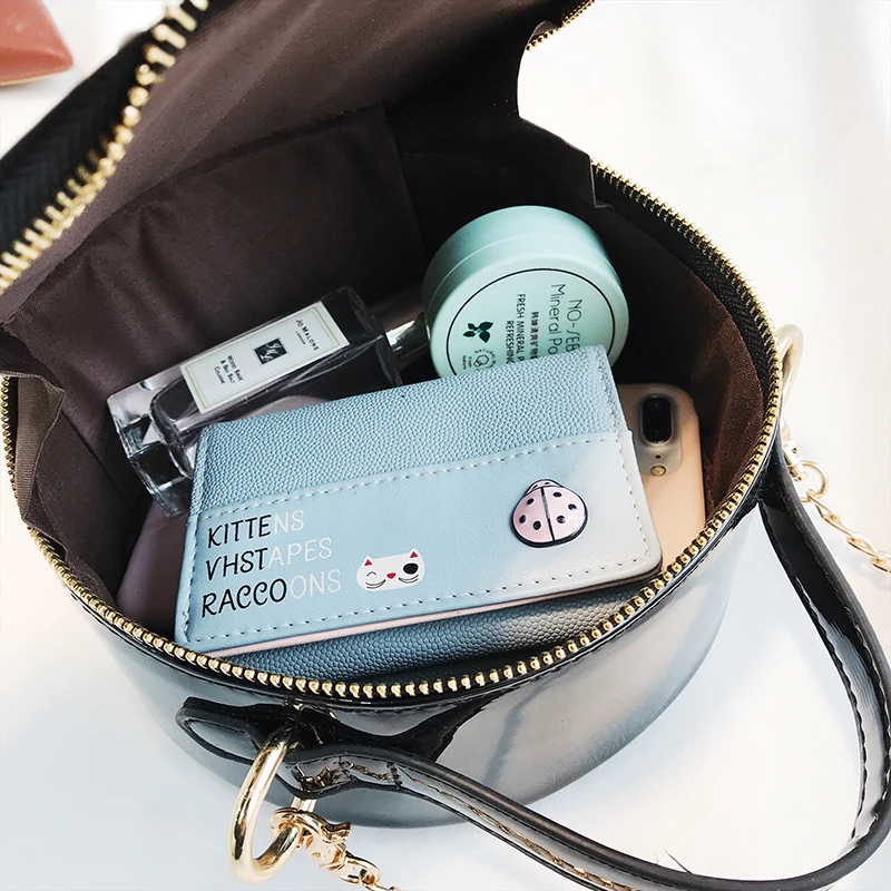 Новые женские Лакированная кожа сумки кошельки и для женщин через плечо сумка