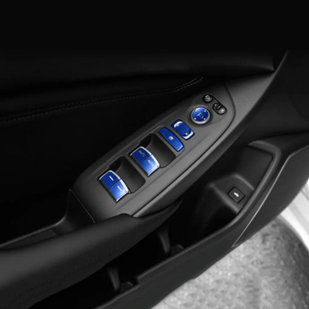

Aluminum Button Cover Auto Switch Trim Stickers For Honda Accord 2018-2020