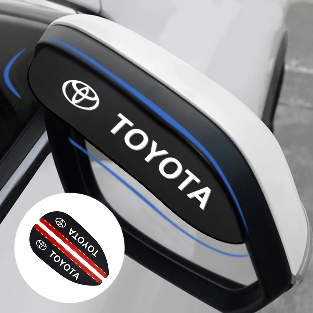 Зеркало заднего вида автомобильное резиновое 2 шт. для Toyota Prius Avensis Rav4 Auris Yaris Verso Land