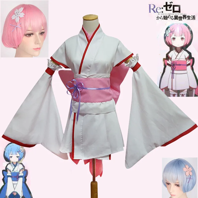 Аниме youth Ram/Rem униформа косплей Re:zero Kara Hajimeru Isekai Seikatsu Re Life In a Different World Kawaii Sisters Costumes|
