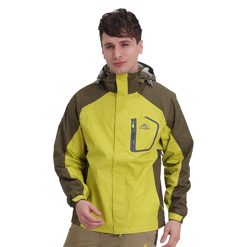 ROYALWAY New arrival Mens Hiking Windbreaker Camping Trekking Climbing Fishing Male Jackets Waterproof Coats RFOM1046E