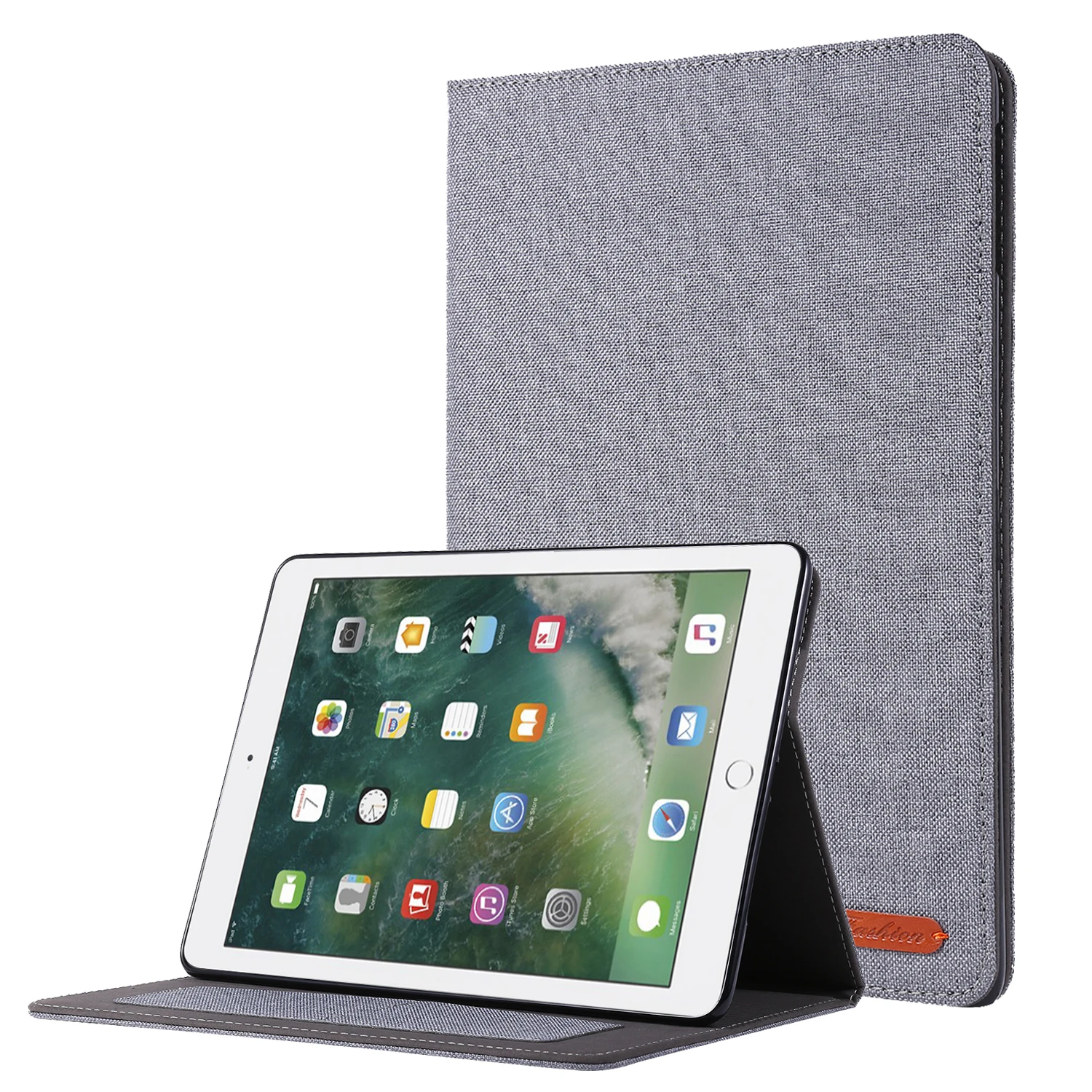 

Чехол для планшета iPad 10,2 дюйма 2019 8-го 7-го поколения A2197 A2200 A2198, откидной тканевый чехол, сверхтонкий смарт-чехол с стилусом