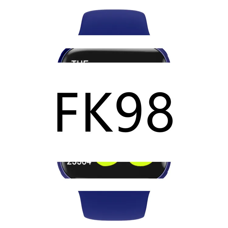 

2021 new hot sport fitness tracker bracelet bluetooth wrist band heart rate smartwatch fk98 smart watch with body temperature