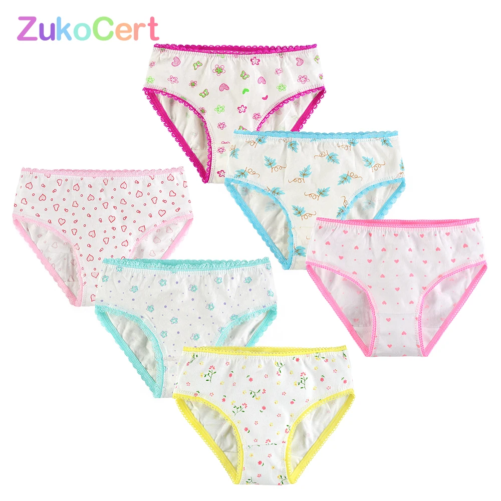 6 шт. хлопковые трусы для девочек|Трусики| |