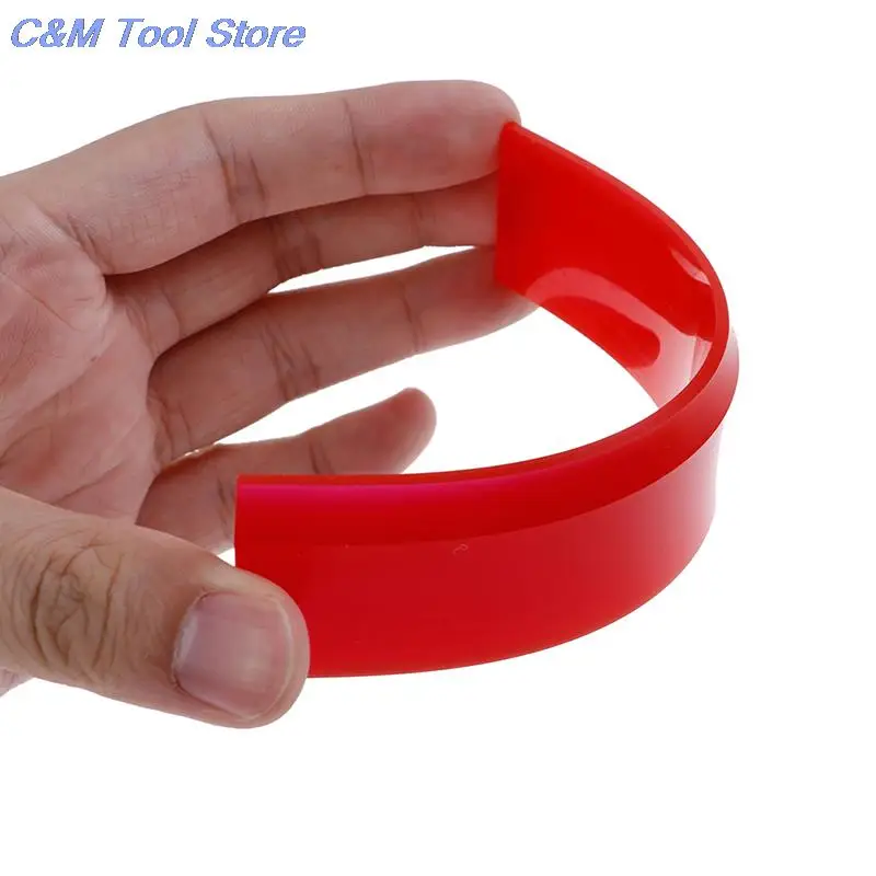 

14.3x3.2CM Window Squeegee Rubber Strip Blade Cleaner Car Tinting Glass Clean Water Wiper Ice Scraper Carbon Fiber Wrap Tool