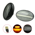 Динамические СВЕТОДИОДНЫЕ указатели поворота, боковые габаритные огни, автомобильные аксессуары для Mercedes-Benz Smart 450 и Benz W639 W168 W447, 2 шт.