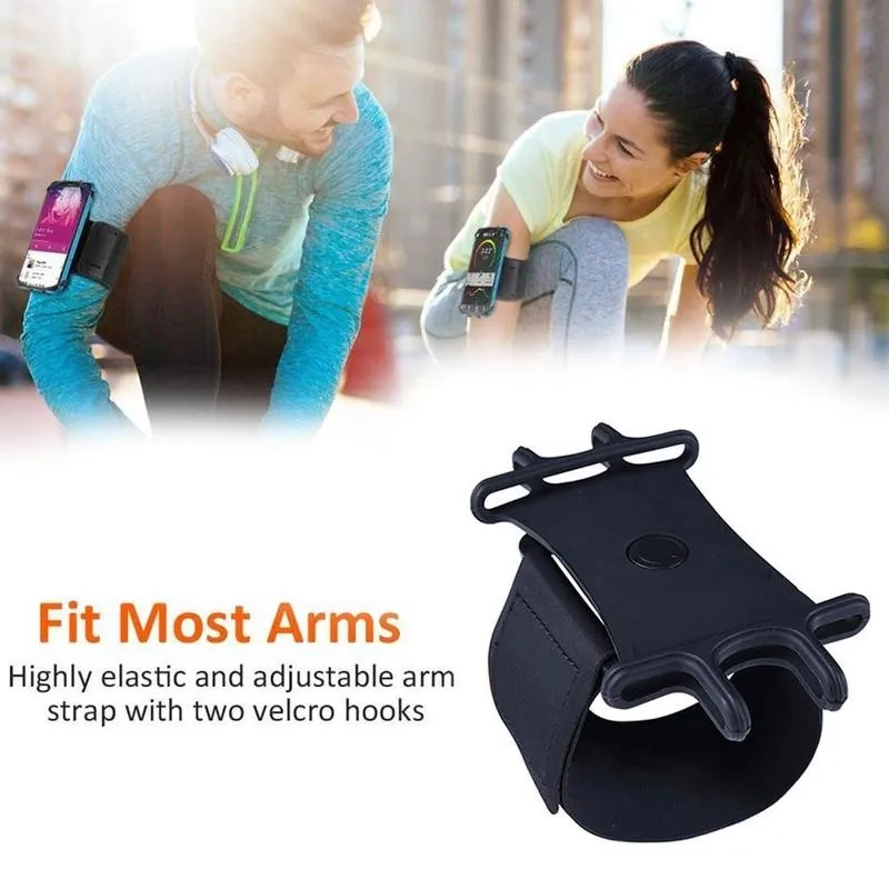 1pc Mobile Phone Running Phone Bag Wristband Belt Jogging Cycling Arm Band Holder Wrist Strap Bracket Stand