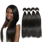 Прямые пряди волос BEAUDIVA, прямые пучки человеческих волос 30 дюймов, пряди волос Реми, бразильские волнистые человеческие волосы для черных женщин