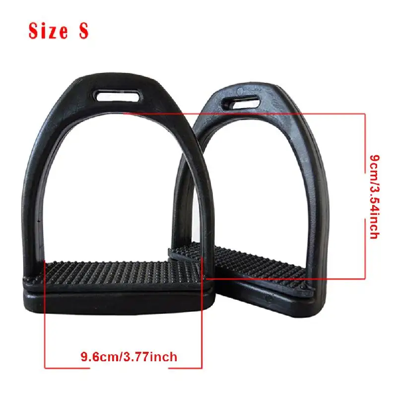 

2PCS Equestrian Durable Safety Equipment Anti Slip Outdoor Children Adults Wide Track Plastic Horse Riding Stirrups Comfortable