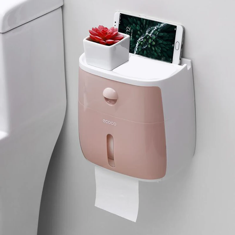 Настенный туалетный водонепроницаемый тканевый ящик для ванной комнаты с