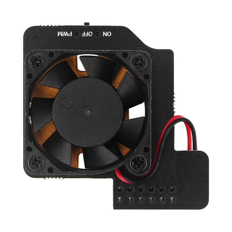 

Speed Adjustable Mini PWN Cooling Fan Pure Copper Metal Bottom Heatsink Radiator for Raspberry Pi 4B/3B+/3B