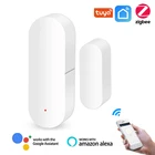 Смарт-Датчик ZigBee Tuya с Wi-Fi, Магнитные детекторы открытиязакрытия дверей и окон, совместимы с приложением AlexaGoogle Home Smart Life