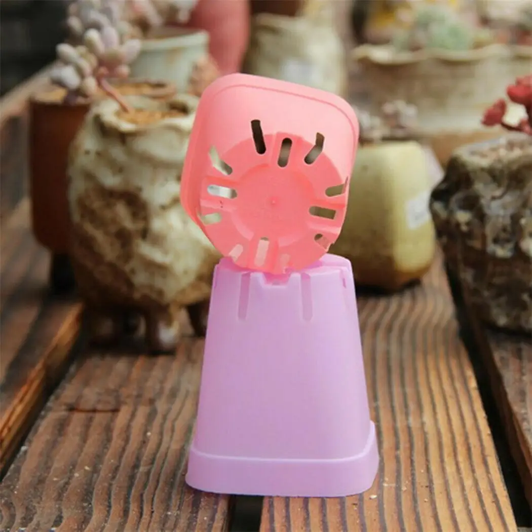 

Vegetable Flowerpots Decoration Planter Small With Tray 15pcs Mini Plastic