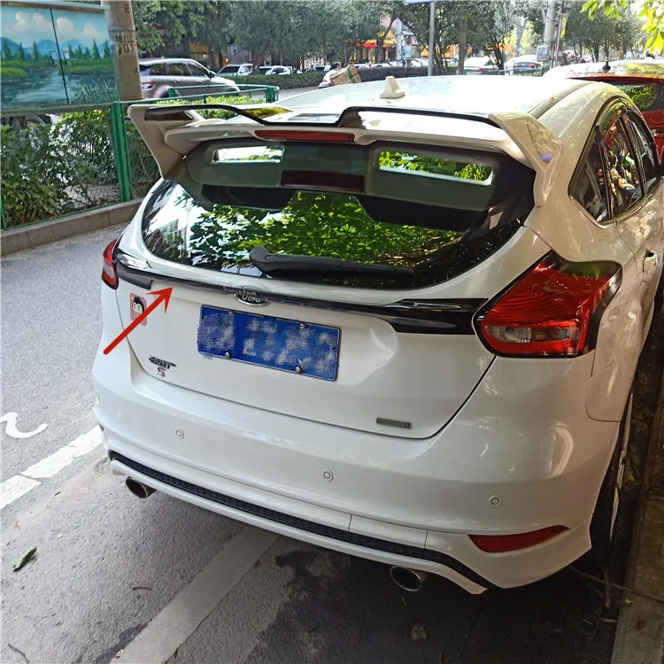 Для Ford Focus спойлер на крыше высокого качества ABS Материал заднее крыло автомобиля