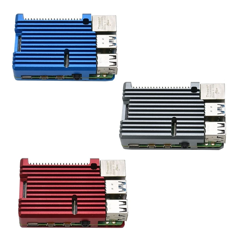 Aluminum Alloy Protective Case CNC Enclosure Metal Shell Fit for Raspberry Pi 4 | Компьютеры и офис